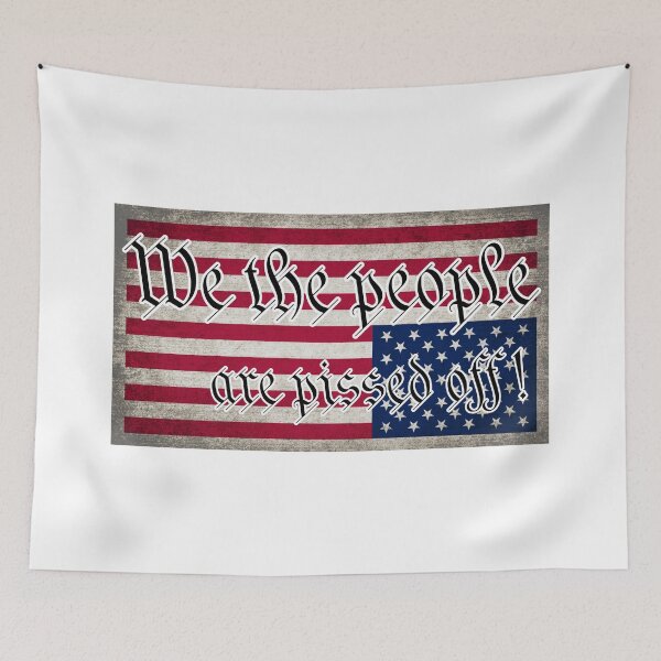 Item preview, We the people are pissed off! Upside Down Flag designed and sold by Metro Bionic.
