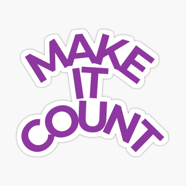 Item preview, Make it Count designed and sold by MindOverLimits.