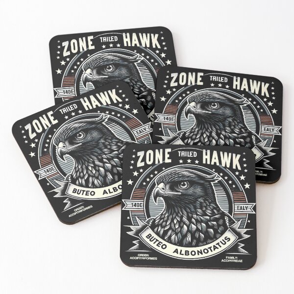 Item preview, Zone-tailed Hawk 5 designed and sold by theAVIARY7.
