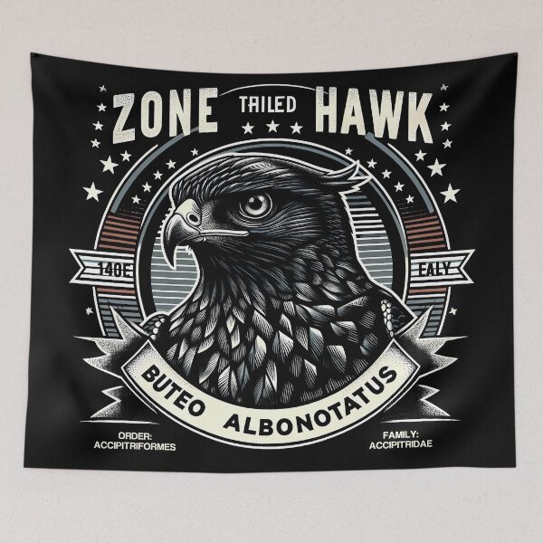 Item preview, Zone-tailed Hawk 5 designed and sold by theAVIARY7.