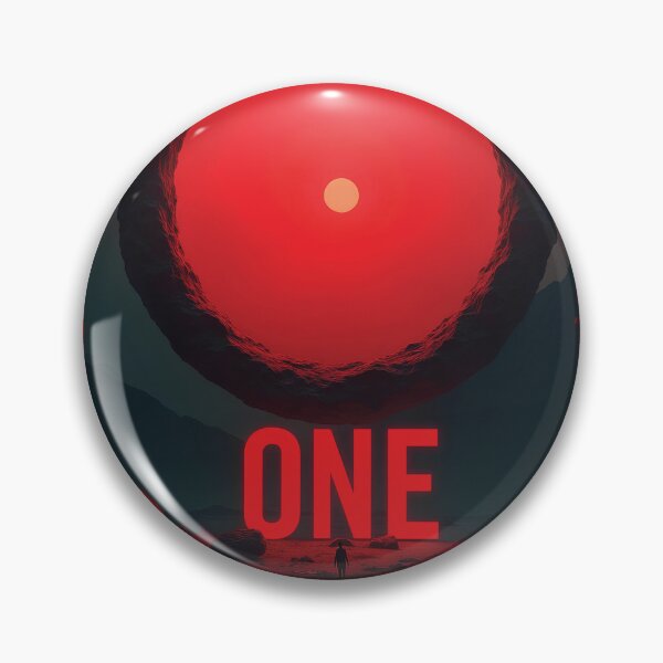 Item preview, Dark Red Glowing Portal Sun Ominous Text One designed and sold by PEC-Studio.