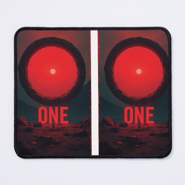Item preview, Dark Red Glowing Portal Sun Ominous Text One designed and sold by PEC-Studio.