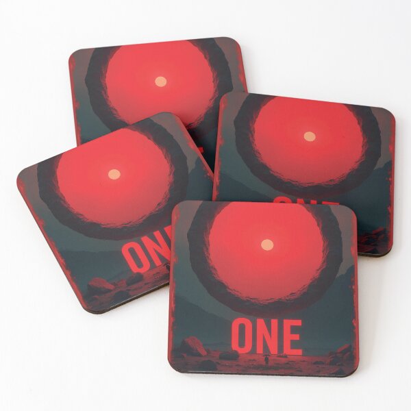 Item preview, Dark Red Glowing Portal Sun Ominous Text One designed and sold by PEC-Studio.