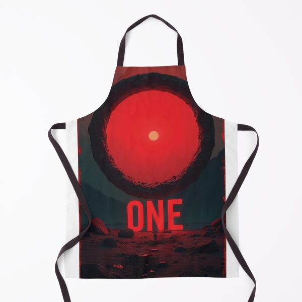 Item preview, Dark Red Glowing Portal Sun Ominous Text One designed and sold by PEC-Studio.