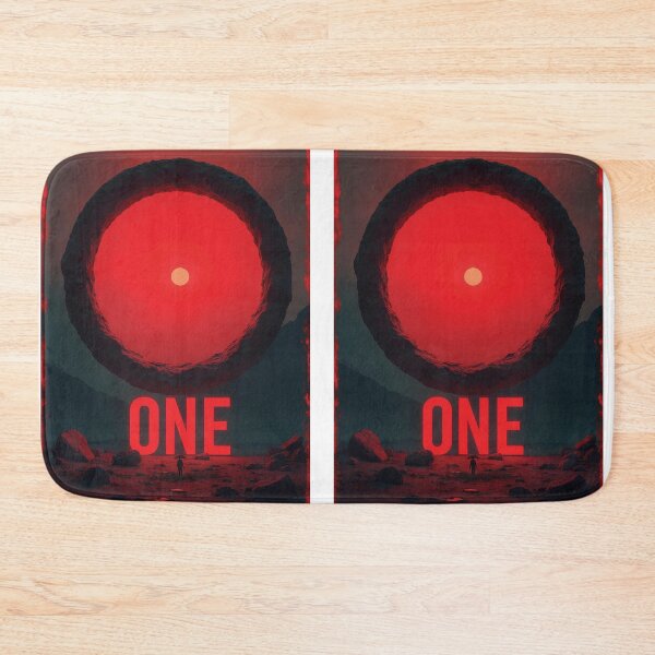 Item preview, Dark Red Glowing Portal Sun Ominous Text One designed and sold by PEC-Studio.