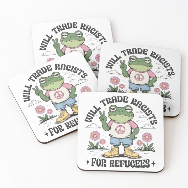 Item preview, Will Trade Racists For Refugees designed and sold by Beanster-nl.