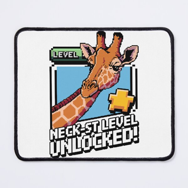 Item preview, Neck-St Level Unlocked – Funny Giraffe Gamer Meme designed and sold by NaturePixel.