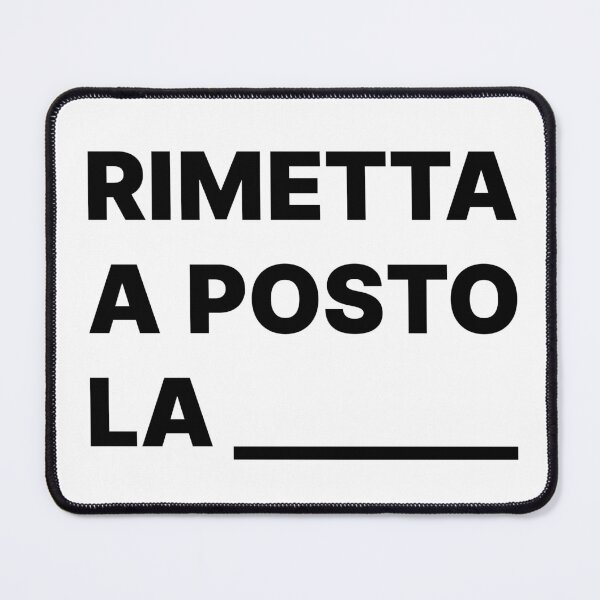 Item preview, Rimetta a posto la designed and sold by marinellads.