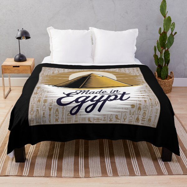 Item preview, Made in Egypt | Pyramid and Hieroglyphics Edition designed and sold by Ink And Inspire.
