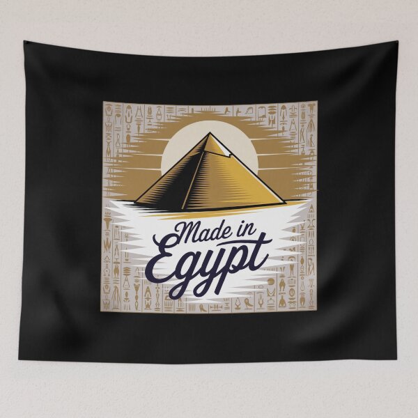 Item preview, Made in Egypt | Pyramid and Hieroglyphics Edition  designed and sold by Ink And Inspire.
