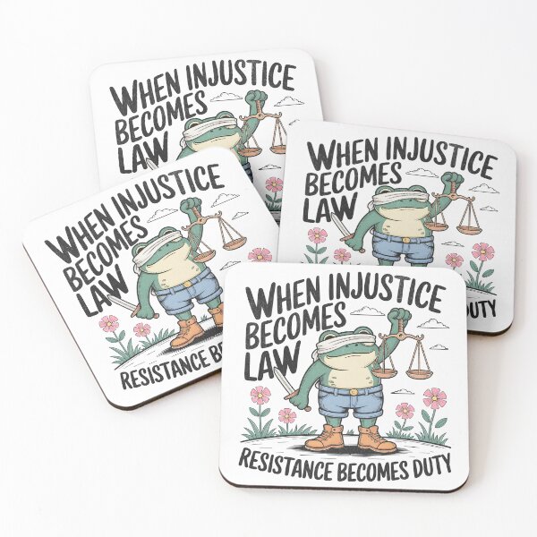 Item preview, Cuando la injusticia se convierte en ley la resistencia se convierte en deber designed and sold by Beanster-nl.