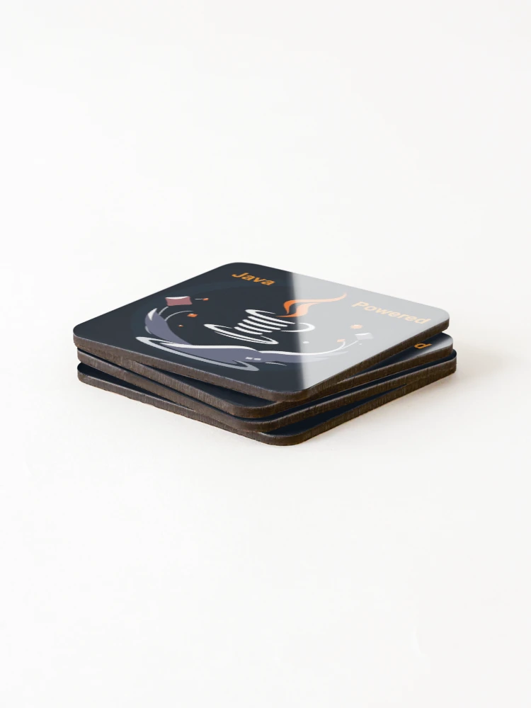 Thumbnail 4 of 5, Coasters (Set of 4), Java Powered designed and sold by ZZTees.