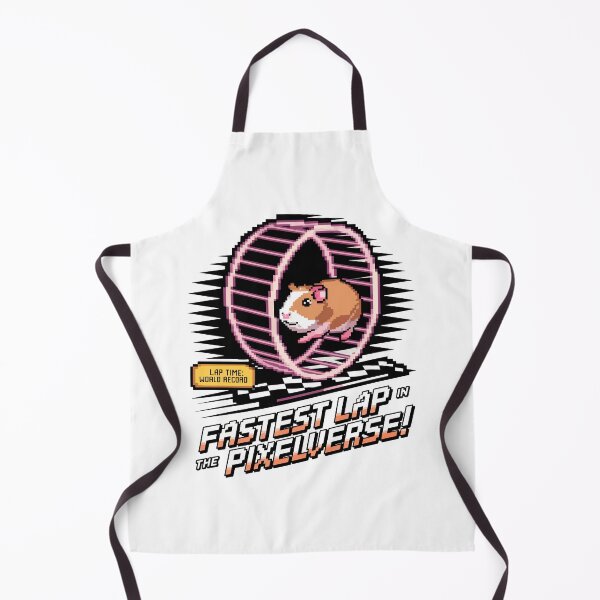 Item preview, Fastest Lap in the Pixelverse - Retro Gaming Hamster designed and sold by NaturePixel.
