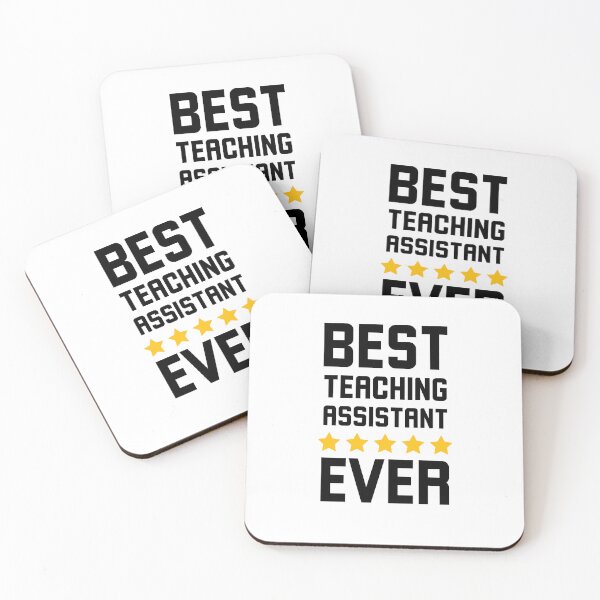Item preview, Best teaching assistant ever TA cute appreciation 5 stars designed and sold by snowry.