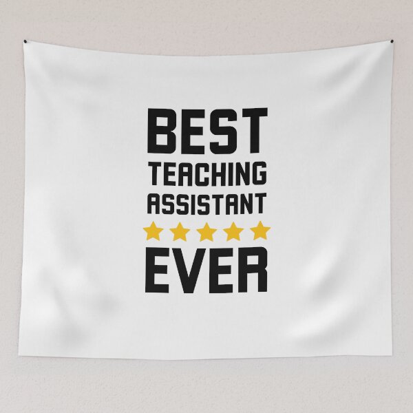 Item preview, Best teaching assistant ever TA cute appreciation 5 stars designed and sold by snowry.