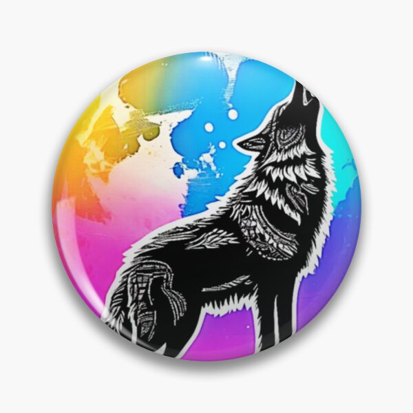 Item preview, Lunar Wolf Serenade Design designed and sold by Health And Fitness Posts e-Store.