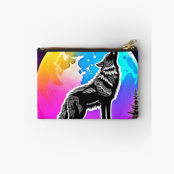 Item preview, Lunar Wolf Serenade Design designed and sold by Health And Fitness Posts e-Store.
