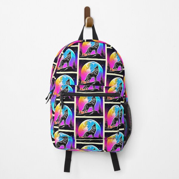 Item preview, Lunar Wolf Serenade Design designed and sold by Health And Fitness Posts e-Store.
