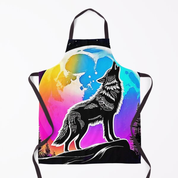 Item preview, Lunar Wolf Serenade Design designed and sold by Health And Fitness Posts e-Store.