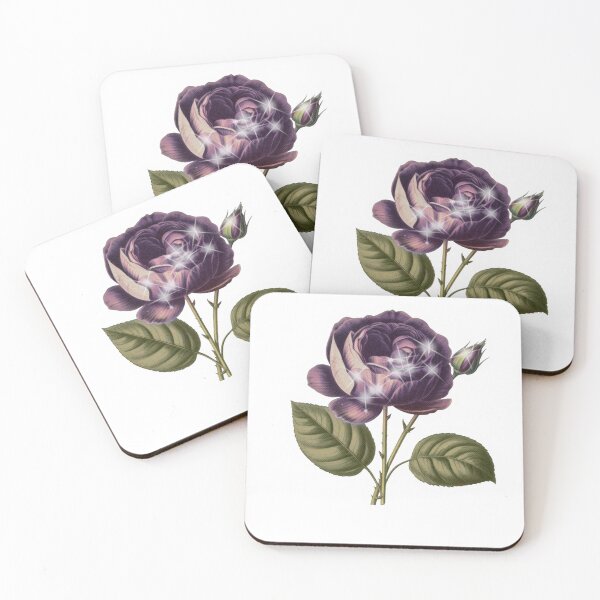 Item preview, vintage flower sticker  designed and sold by DollyPopPrints.