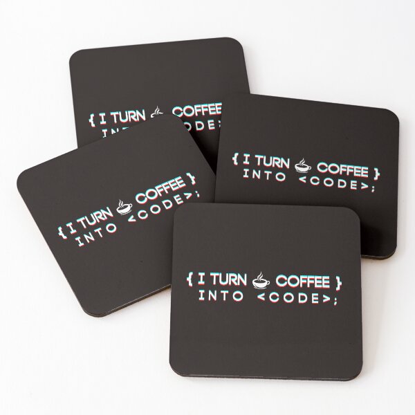 Item preview, I turn coffee into code  designed and sold by GeniusPrint.