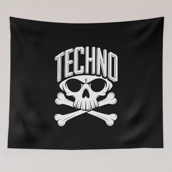 Item preview, Techno Skull Head  – Underground Rave Vibes designed and sold by paulo silveira.