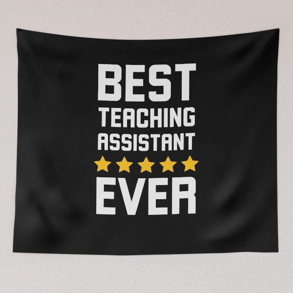 Item preview, Best teaching assistant ever TA humor appreciation 5 stars designed and sold by snowry.