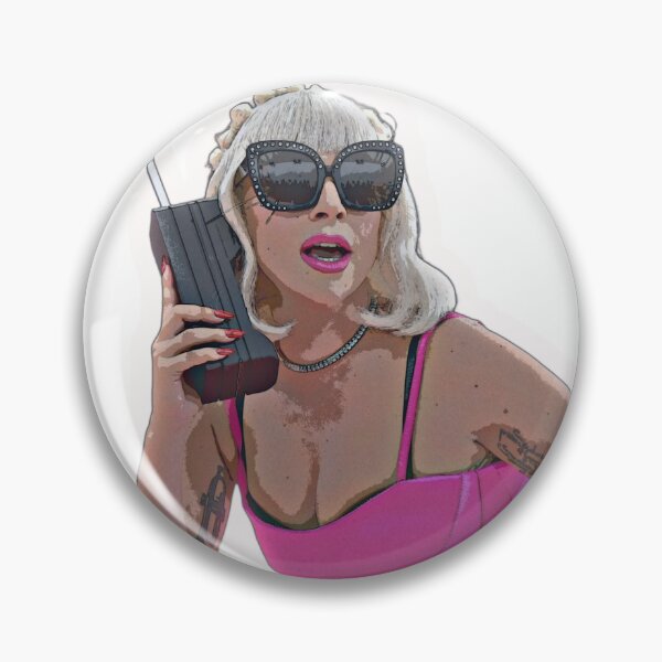 Item preview, GAGA Sticker telephone designed and sold by DollyPopPrints.