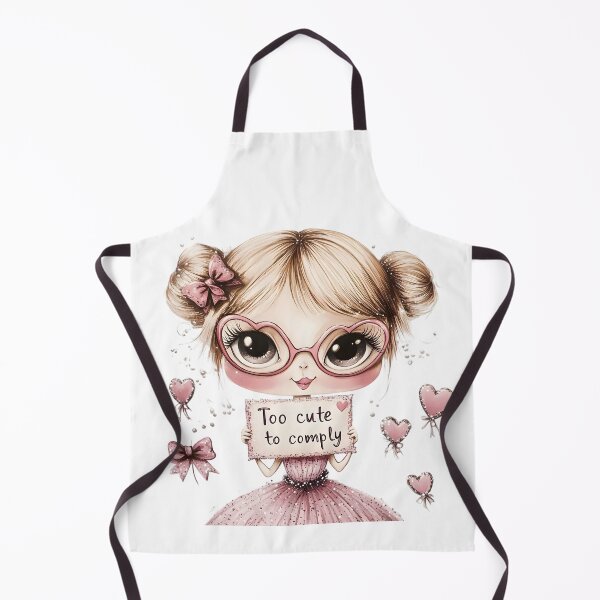 Item preview, Too Cute to Comply – Coquette Rebellion in Pink designed and sold by AI-Only Creations.