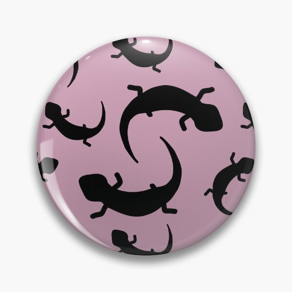 Item preview, Three-Legged Lizards (Black on Pink) designed and sold by Smol Poro.
