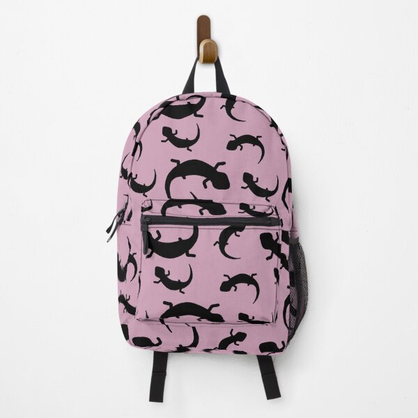 Item preview, Three-Legged Lizards (Black on Pink) designed and sold by Smol Poro.