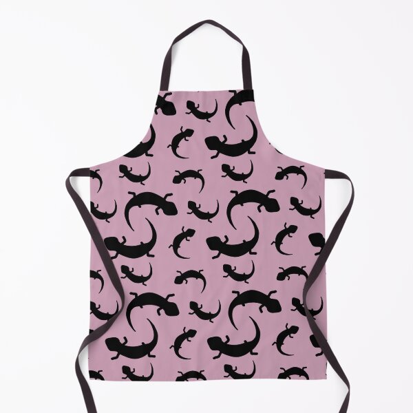 Item preview, Three-Legged Lizards (Black on Pink) designed and sold by Smol Poro.