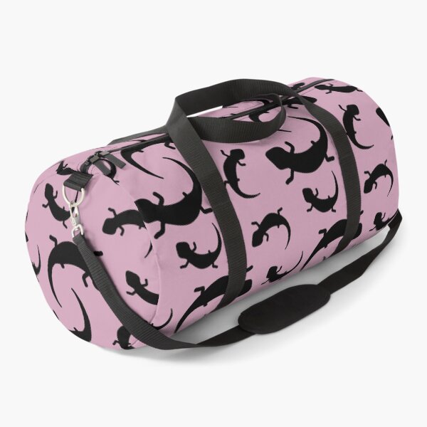 Item preview, Three-Legged Lizards (Black on Pink) designed and sold by Smol Poro.