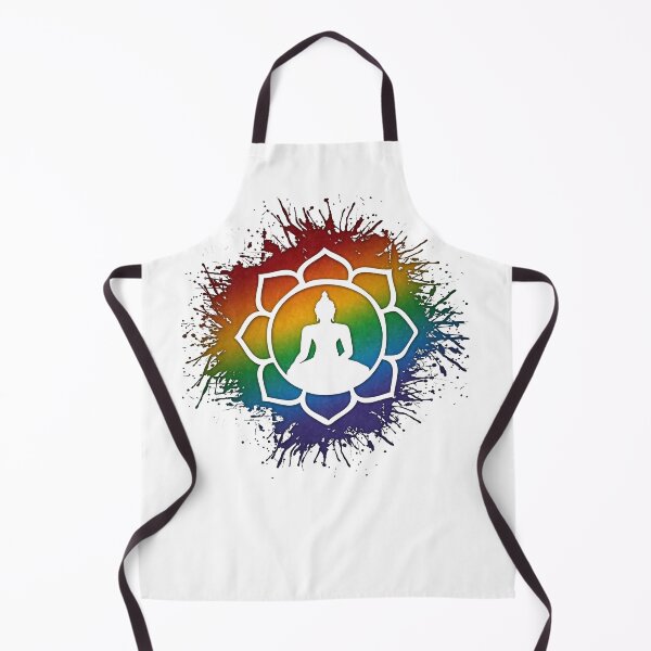Item preview, Paint Splatter LGBTQ Pride Rainbow Lotus Symbol designed and sold by LiveLoudGraphic.