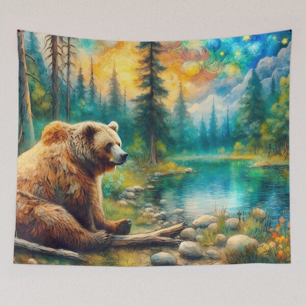 Artikelvorschau, Grizzly-Kunst Nr. 57 | Grizzly-Liebhaber entworfen und verkauft von ksgraphics222.