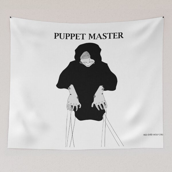 Item preview, Puppet Master Black Cloak - Creepy Artwork designed and sold by RedEyeWolf.