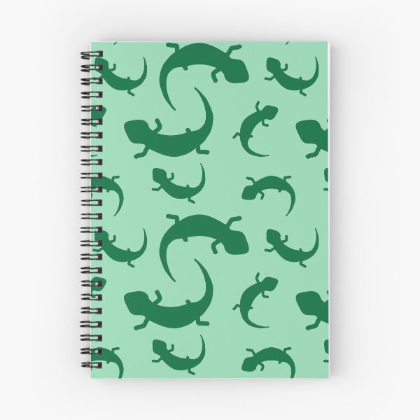 Item preview, Three-Legged Lizards (Green on Green) designed and sold by Smol Poro.