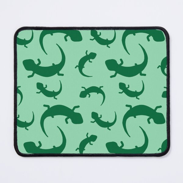 Item preview, Three-Legged Lizards (Green on Green) designed and sold by Smol Poro.