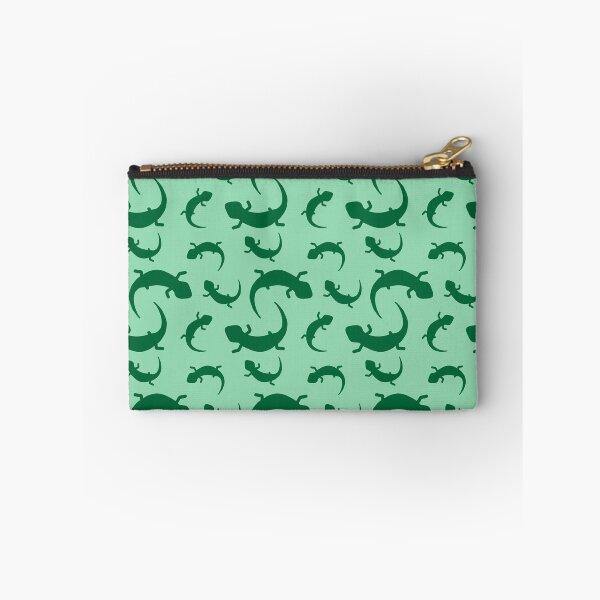 Item preview, Three-Legged Lizards (Green on Green) designed and sold by Smol Poro.