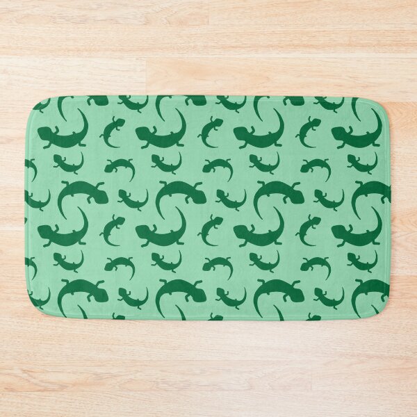 Item preview, Three-Legged Lizards (Green on Green) designed and sold by Smol Poro.