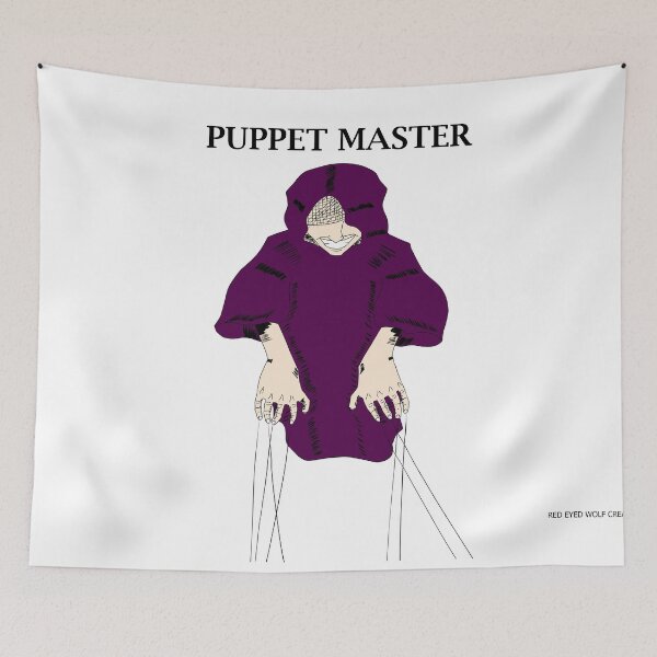 Item preview, Puppet Master Purple Cloak - Creepy Artwork designed and sold by RedEyeWolf.
