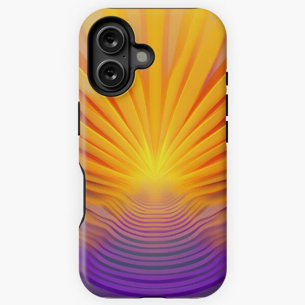 Vista previa del artículo con la obra «Abstracto con degradado de morado, naranja y amarillo frío», diseñado y vendido por Kodexstore.