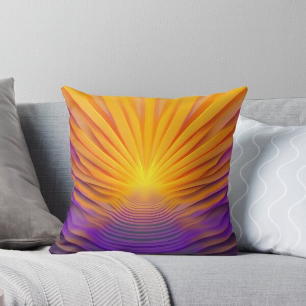Vista previa del artículo con la obra «Abstracto con degradado de morado, naranja y amarillo frío», diseñado y vendido por Kodexstore.