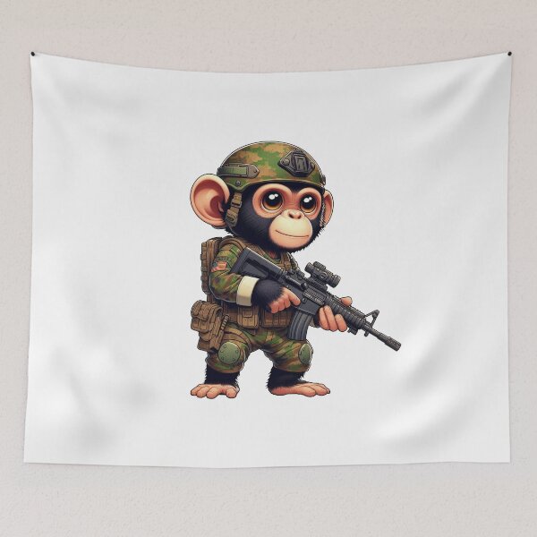 Item preview, Tactical ape designed and sold by RAWLIFEGRAPHIC.