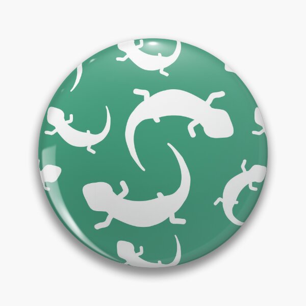 Item preview, Three-Legged Lizards (White on Green) designed and sold by Smol Poro.