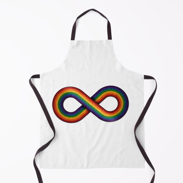 Item preview, Large Infinity Vector Symbol Striped with LGBTQ Pride Rainbow Flag designed and sold by LiveLoudGraphic.