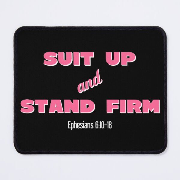 Item preview, Suit Up and Stand Firm (Pink) designed and sold by Rili22.
