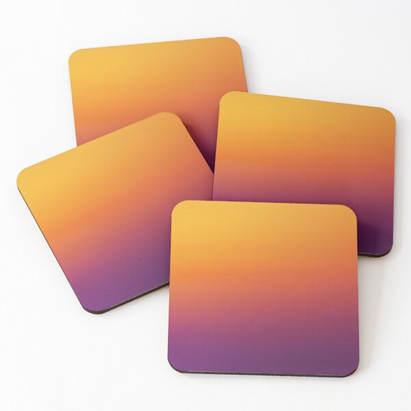 Item preview, Cool Purple, Orange & Yellow Sunset Gradient   designed and sold by Kodexstore.