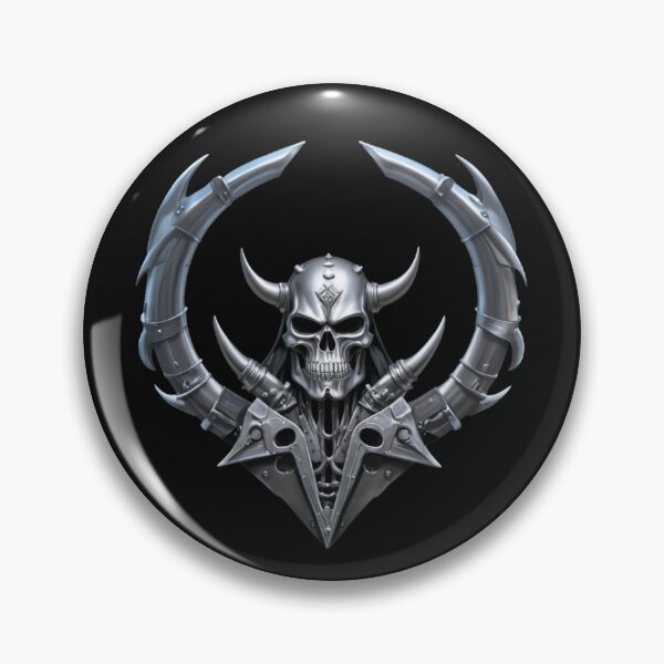 Item preview, Metal Skull Emblem designed and sold by Metalborne.