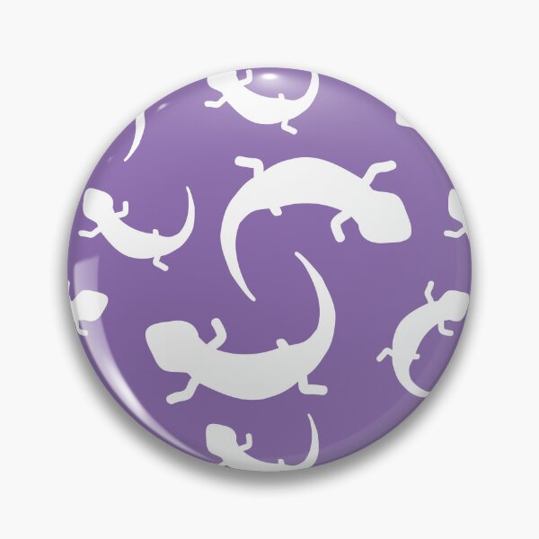Item preview, Three-Legged Lizards (White on Purple) designed and sold by Smol Poro.